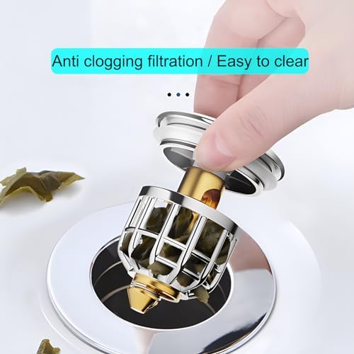 VDousein Bathroom Sink Stopper with Gravity Switch