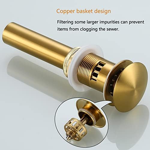 Bath Sink Drain Stopper with Overflow B_STYLE
