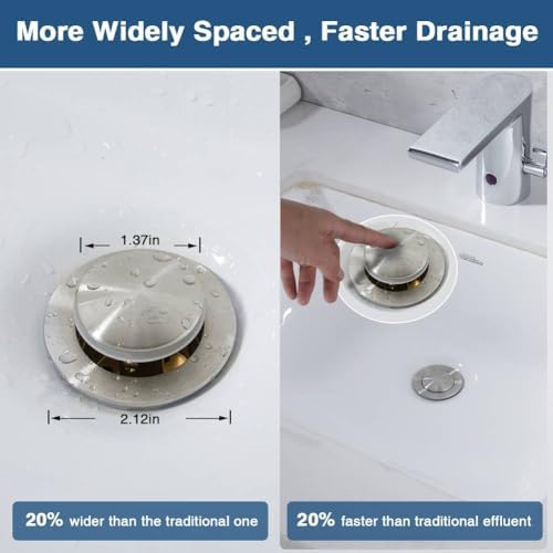 Sturdy DurableBathroom Sink Drain with Overflow