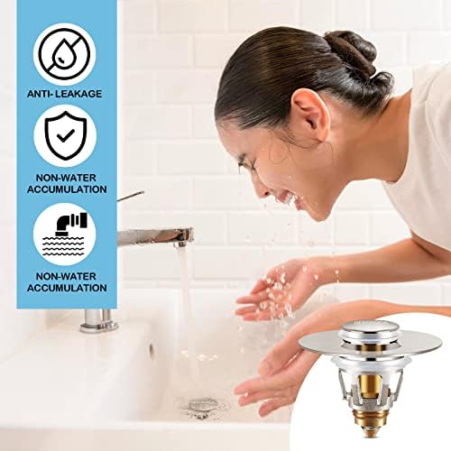 BEECKOOAHigh-Quality Bath Sink Plug With Anti-Clog Function for Efficient Drainage
