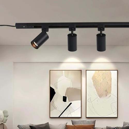 Hiiglxii 5-Light Track Lighting Kit with 13FT Power Cord