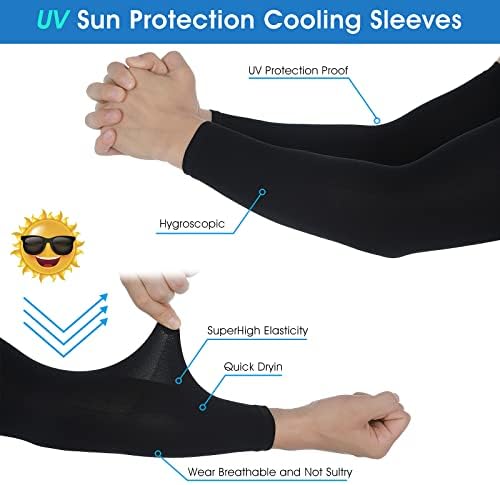 UV Protection Yolev Arm Sleeves for Kids -Compression Cooling and Durable Design