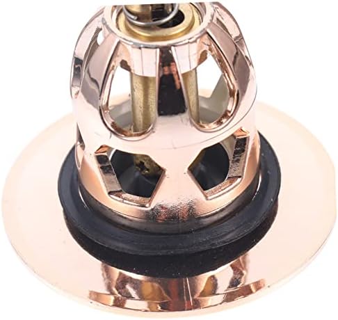 Gadpiparty Copper Sink bathtub Drain Stopper Rose Gold - Effortless Bath Solutions