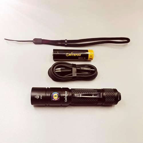 Nitefox Rechargeable LED Flashlight 1500LM Waterproof Compact Flashlight