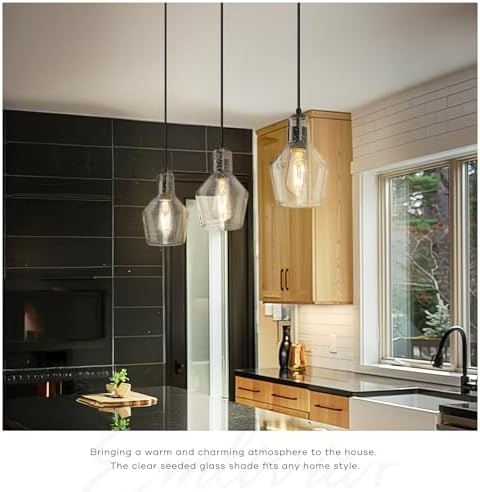 Emliviar 3-Light H Track Hanging Light Black Finish