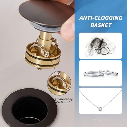 Bath Fix Pro Sink Drain Stopper for US Sinks
