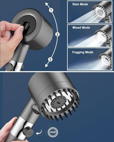 Get a true spa experience with our high-pressure shower