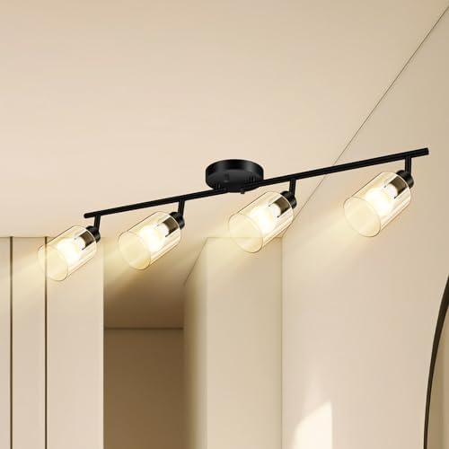 BoostArea 4-Light LED Track Lighting Kit