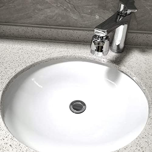 Double Pack of 355mm Sink Plug Stoppers for Bathrooms Kitchens