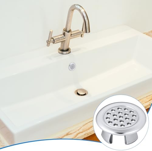 10-Piece Set of High-Quality Bathroom Sink Overflow Drain Covers