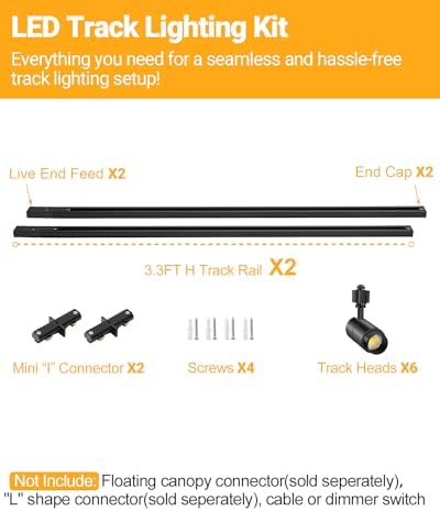 VANoopee Track Lighting Kit