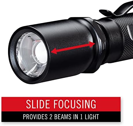 Coast TX17R Rechargeable Flashlight with Spot and Flood Durable Aluminum Build