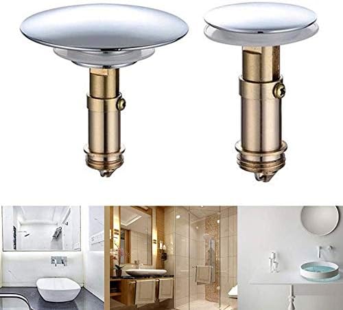 SEIWEI Bathroom Pop Up Drain Plug - Tall Durable 66mm