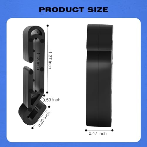 20-Piece Hard Hat Light Clips Safety Security