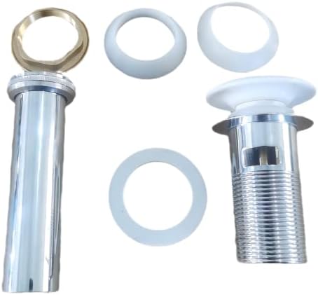 Universal Bathroom Sink Drain with Pop-Up and Overflow Hole
