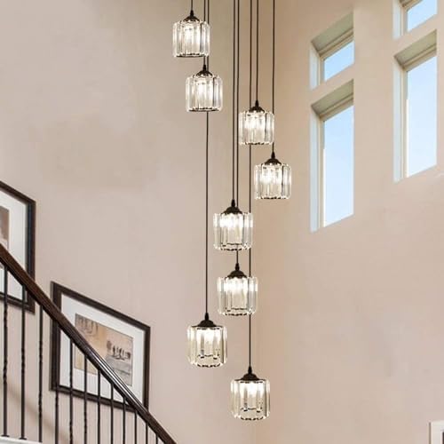 Luxury Duplex Spiral Chandelier for Home