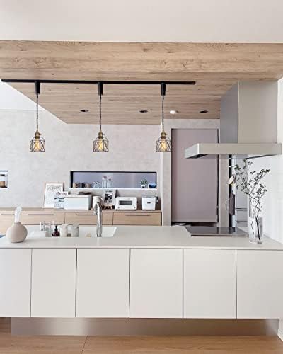 Sturdy Metal Pendant Light Set with Adjustable Cord