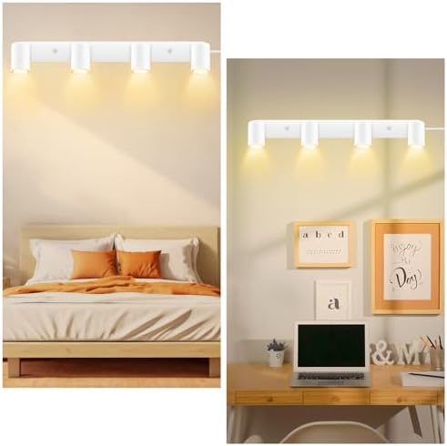 AUQUEE 4 Light Track Lighting Kit