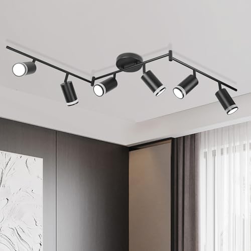 CANMEIJIA 6 Light Track Lighting Kit - LED Ceiling Light