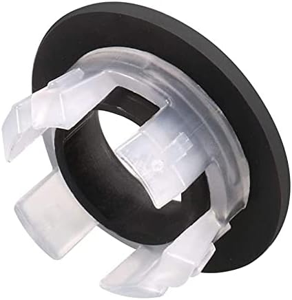 BWE Matte Black Sink Basin Trim Overflow Cover