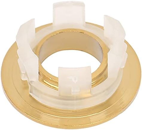 Brass Sink Overflow Cover For Bathrooms Gold 12x06in