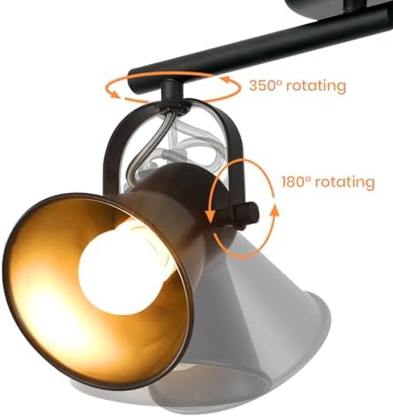 KEESFU 2-Light Track Lighting Kit