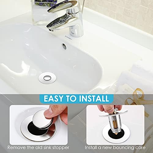 Universal Sink Stopper for clog Prevention