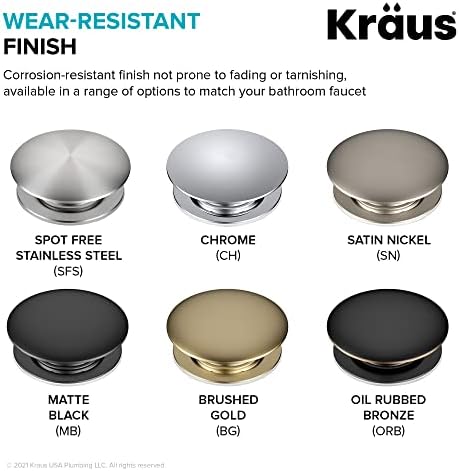Kraus Extendable Sink Drain Stainless Steel 10 34 Overall Length