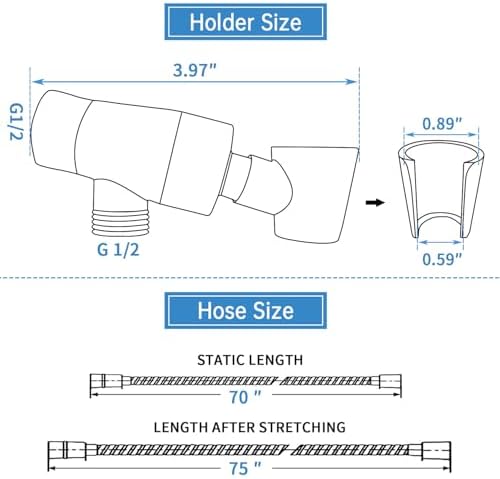 territoried - G-Promise All Metal Shower Head Holder