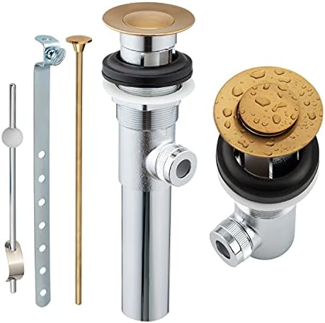 Artiwell Brushed Gold Pop Up Drain Assembly
