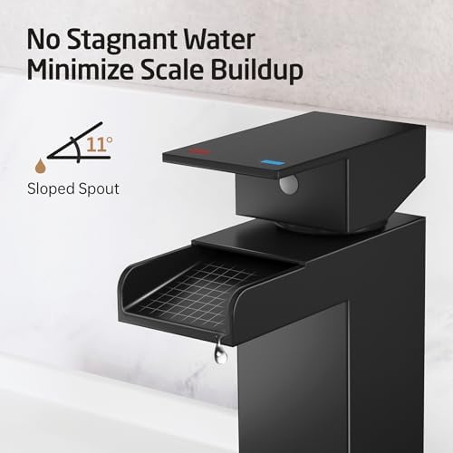 KES Black Sink Drain with Hair Catcher