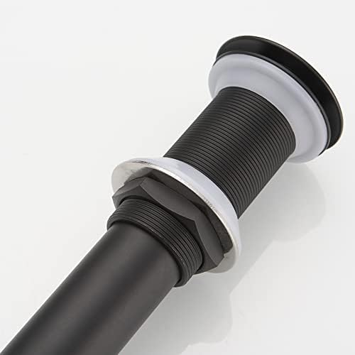 Bathroom Sink Drain Pop Up Stopper Matte Black