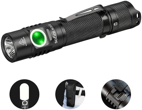Tactical flashlight with Rechargeable Diffuser