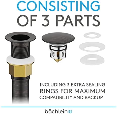 Bathroom Sink Drain Stopper w Pop Up - Oil Rubbed Bronze