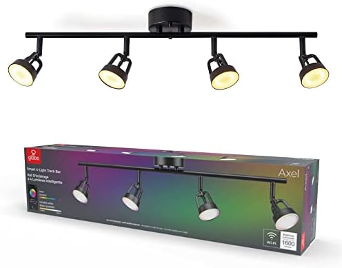 Globe Electric Smart LED Track Lighting Voice Activated No Hub Required
