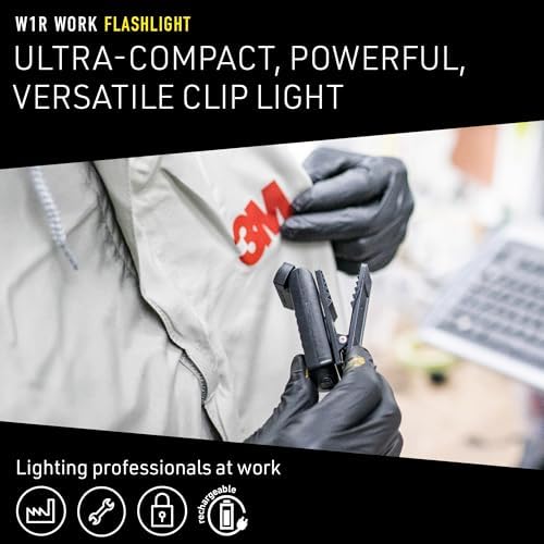 Ledlenser W1R Rechargeable Clip Flashlight 220 Lumens Compact