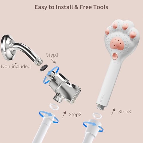 Cute Cat Paw Shower Head 25 GPM Masterpiece
