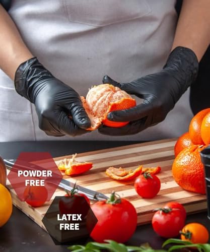 Durable Nitrile Gloves Latex-Free Puncture-Resistant