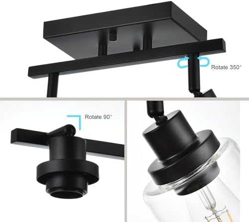 Elegant Black Track Lighting Kit for Modern Home