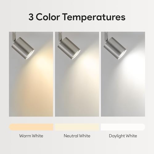 VONLUCE 6-Light LED Track Lighting Kit with Rotating Components