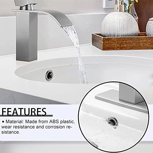 SKYPIA 3X Bathroom Kitchen Sink Overflow Cover Basin Tidy Insert Single