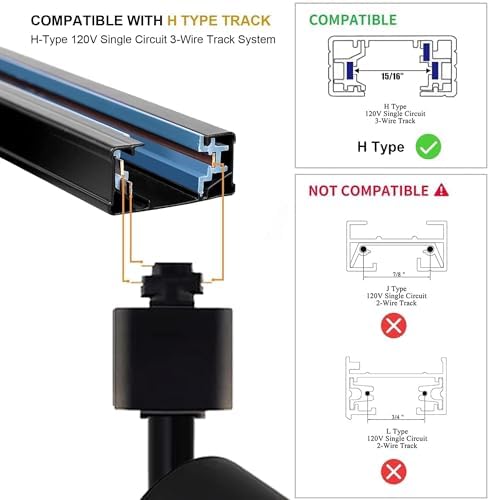 Plug In 3CCT Track Lighting Complete Kit