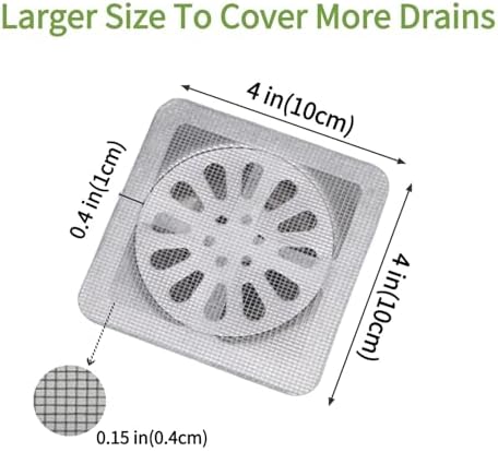 Disposable 4 x 4 Square Shower Drain Cover