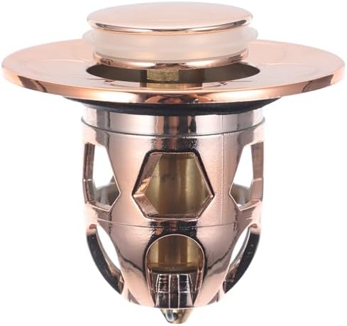 BESTonZON Universal Sink Drain Stopper Copper Material Clogs Odors Prevention