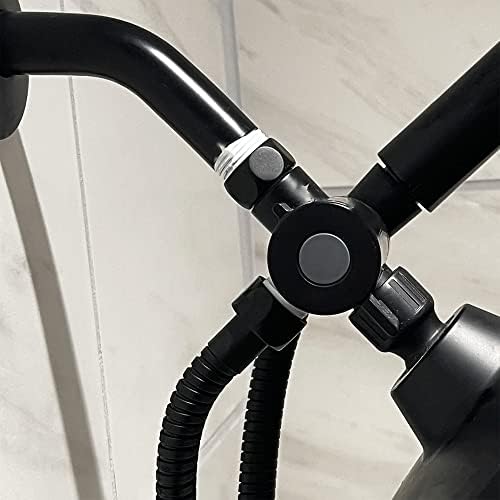 Design House 3-Way 70-Inch Matte Black Shower Diverter Hose
