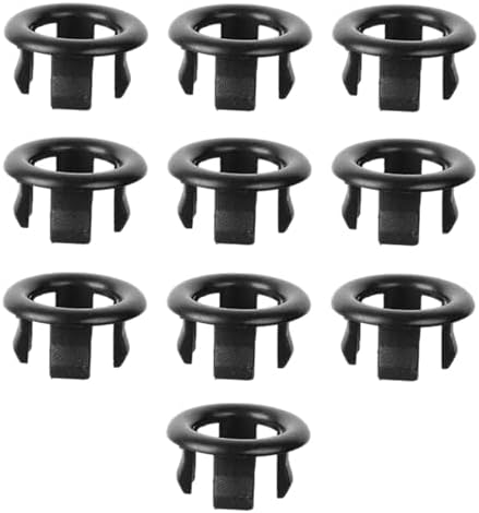 10x Basin Sink Overflow Cap Hole Insert Cap for Bathroom Hotel