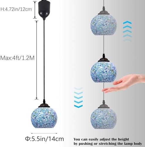 Adjustable Height Juno Track Pendant