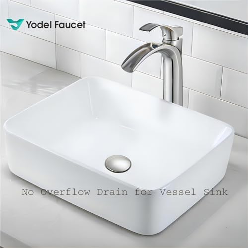 Yodel Bathroom Sink Drain with Hair Catcher