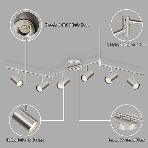 GORDNWE Black Track Lighting