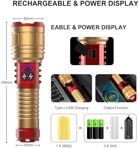 6-in-1 Reusable Flashlight